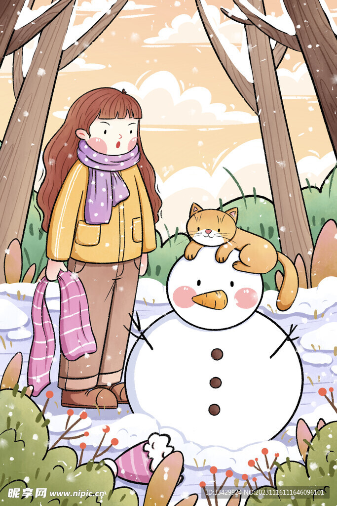 小雪海报