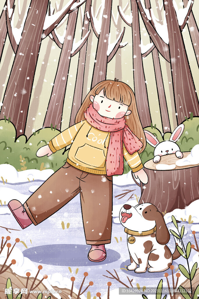 小雪海报