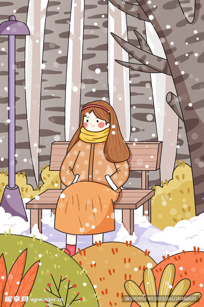 小雪海报