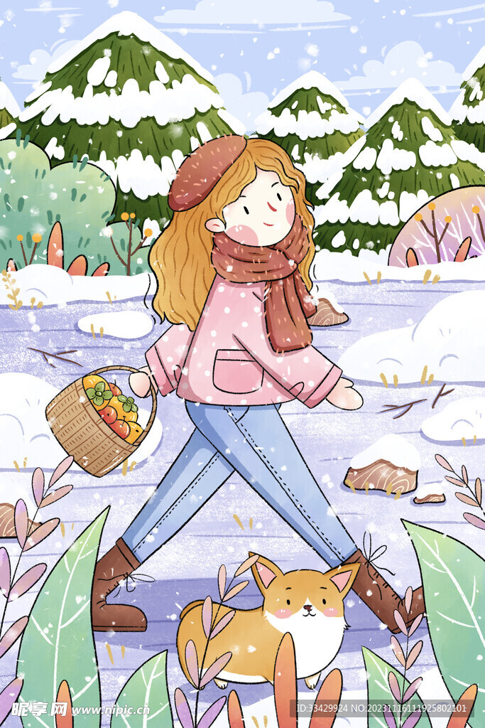 小雪海报