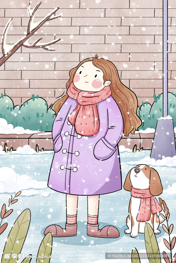 小雪海报