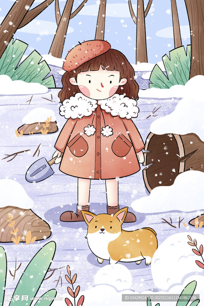 小雪海报