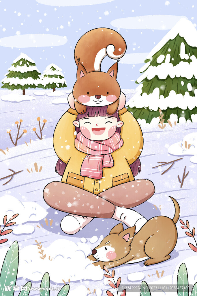 小雪海报