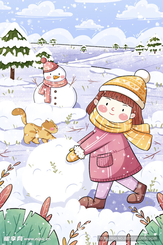 小雪海报
