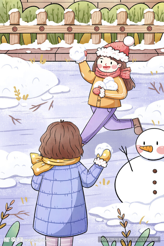 小雪海报