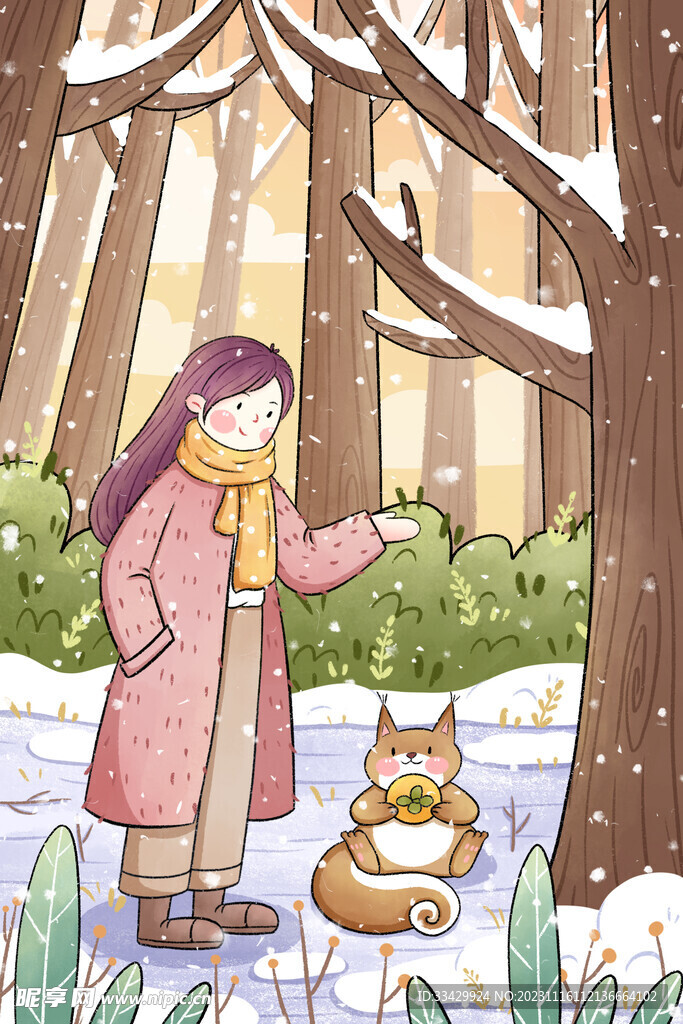小雪海报