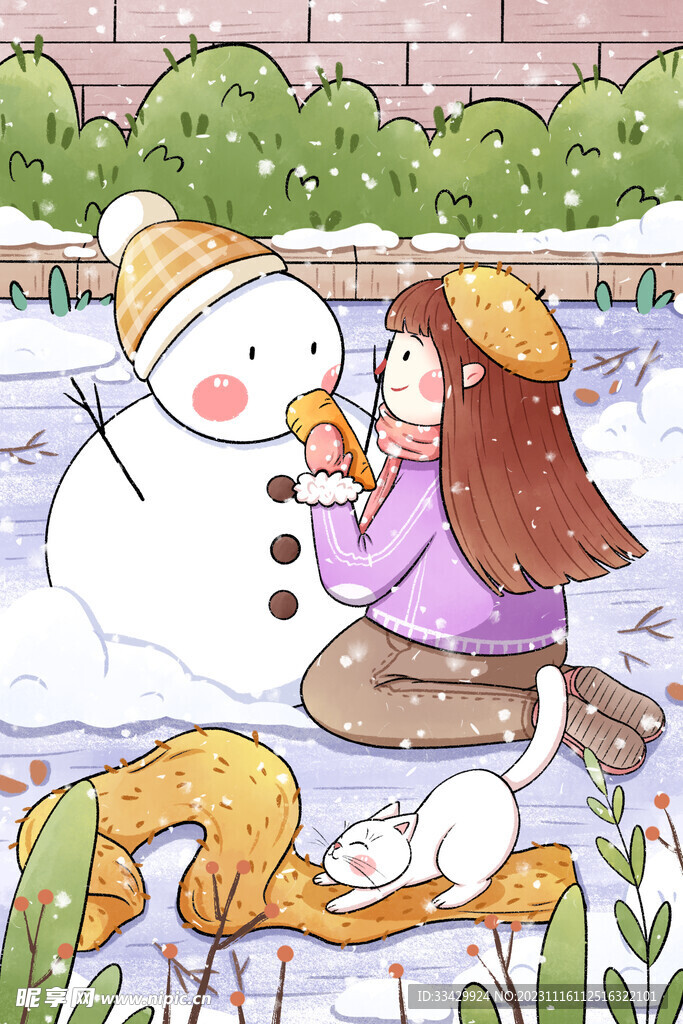 小雪海报