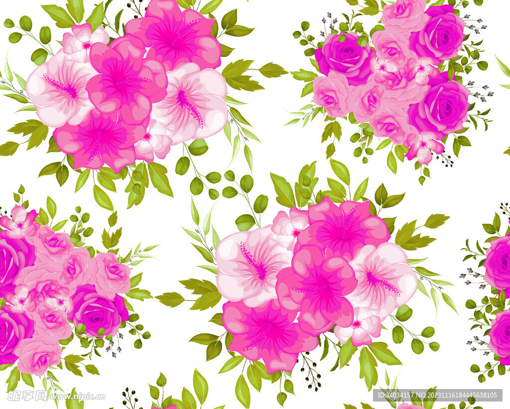 色块花