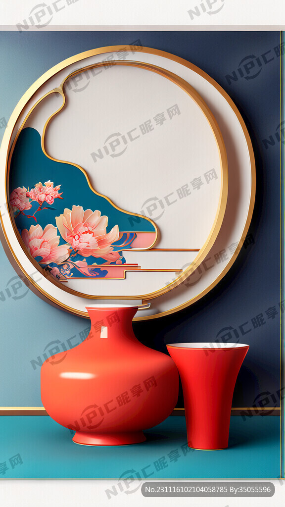 素雅 产品展示背景 光感 空间