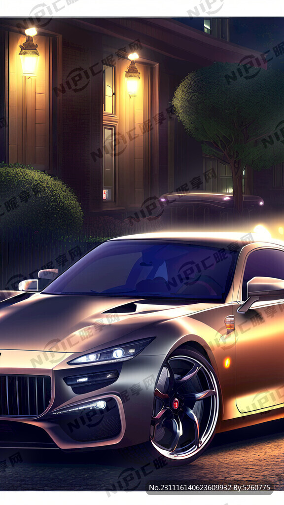 夜晚豪车