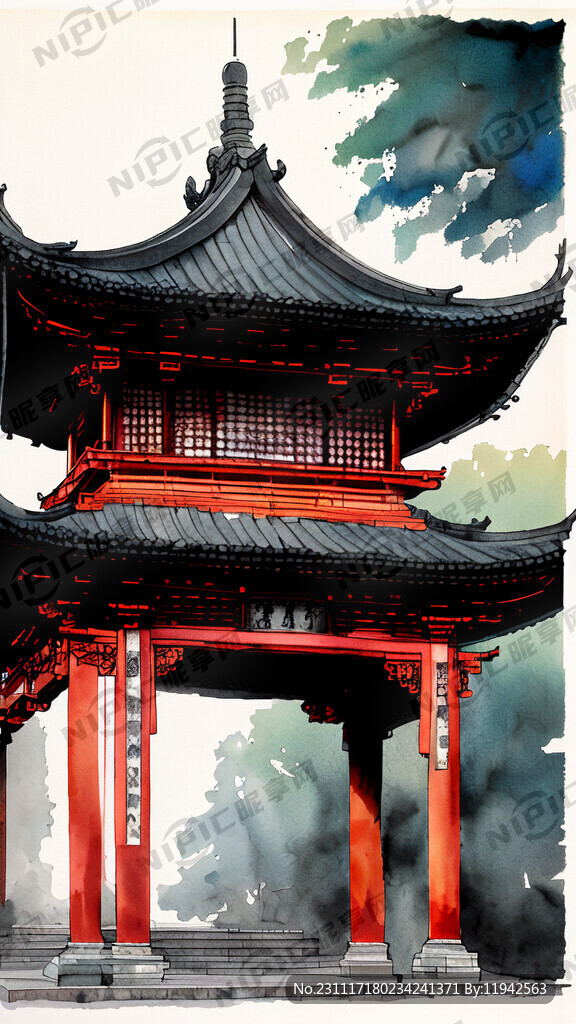 真实感 南京夫子庙牌坊 超广角