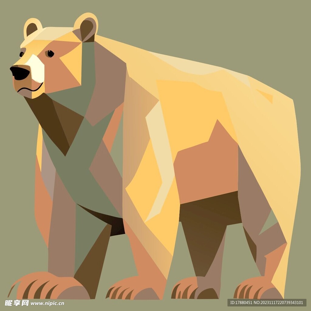 北极熊插画