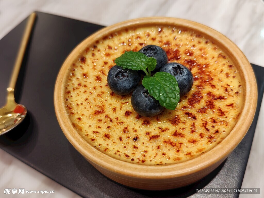 蓝莓布丁
