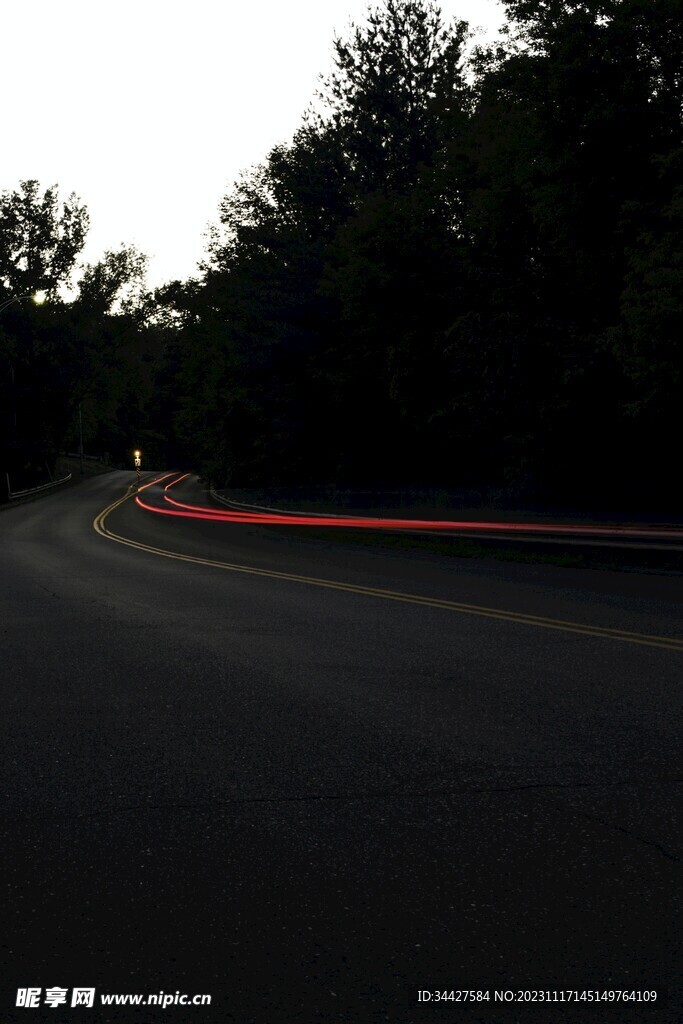 道路光影轨迹