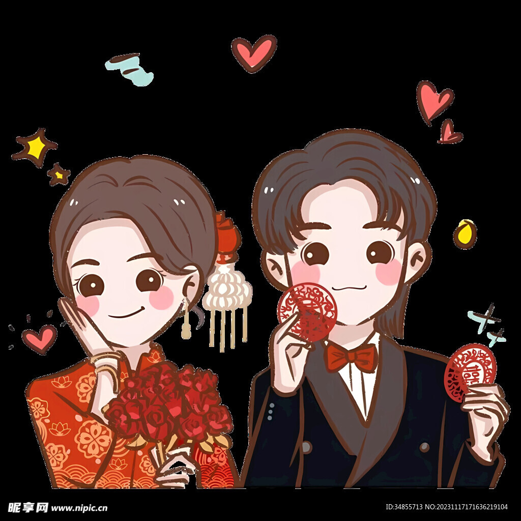结婚男女照片
