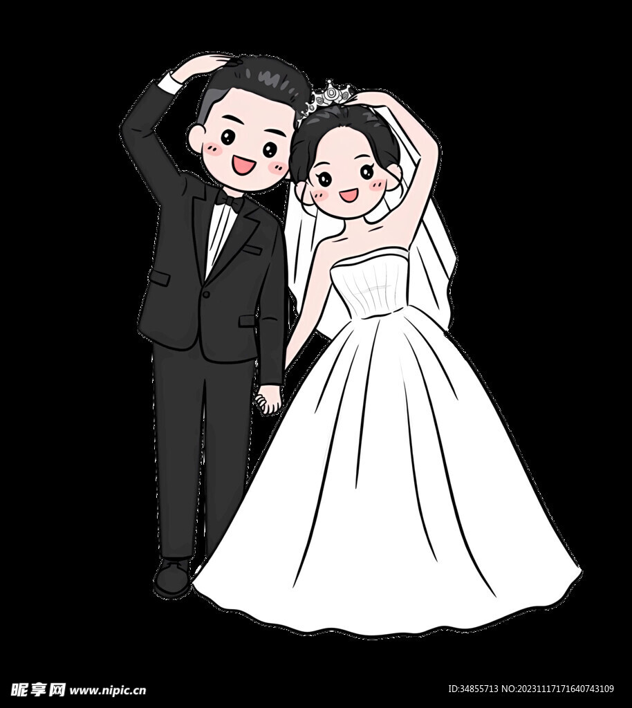 结婚男女照片