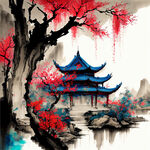 色彩鲜艳的圣地 中国传统文化印象