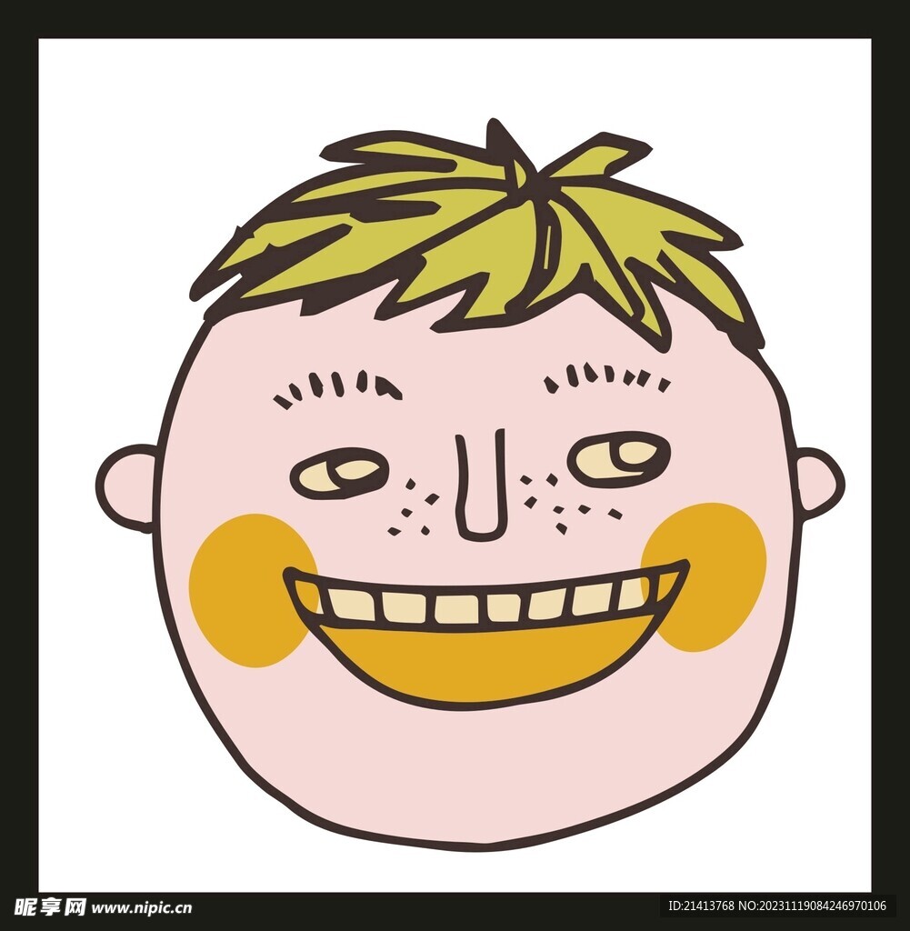 手绘男人男孩