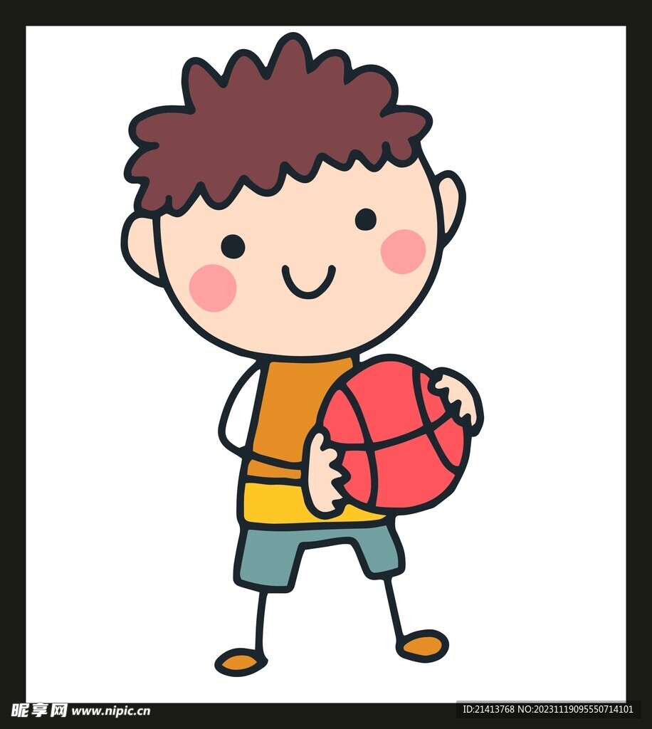 手绘男人男孩 手绘男孩 卡通男