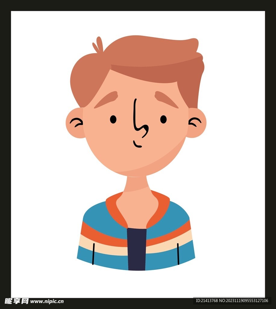 手绘男人男孩