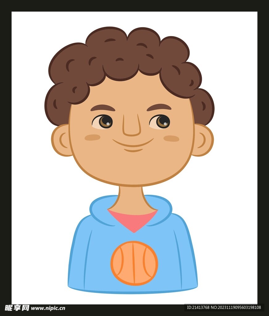 手绘男人男孩