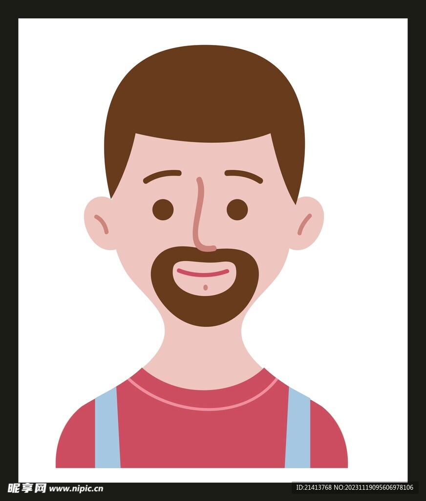 手绘男人男孩