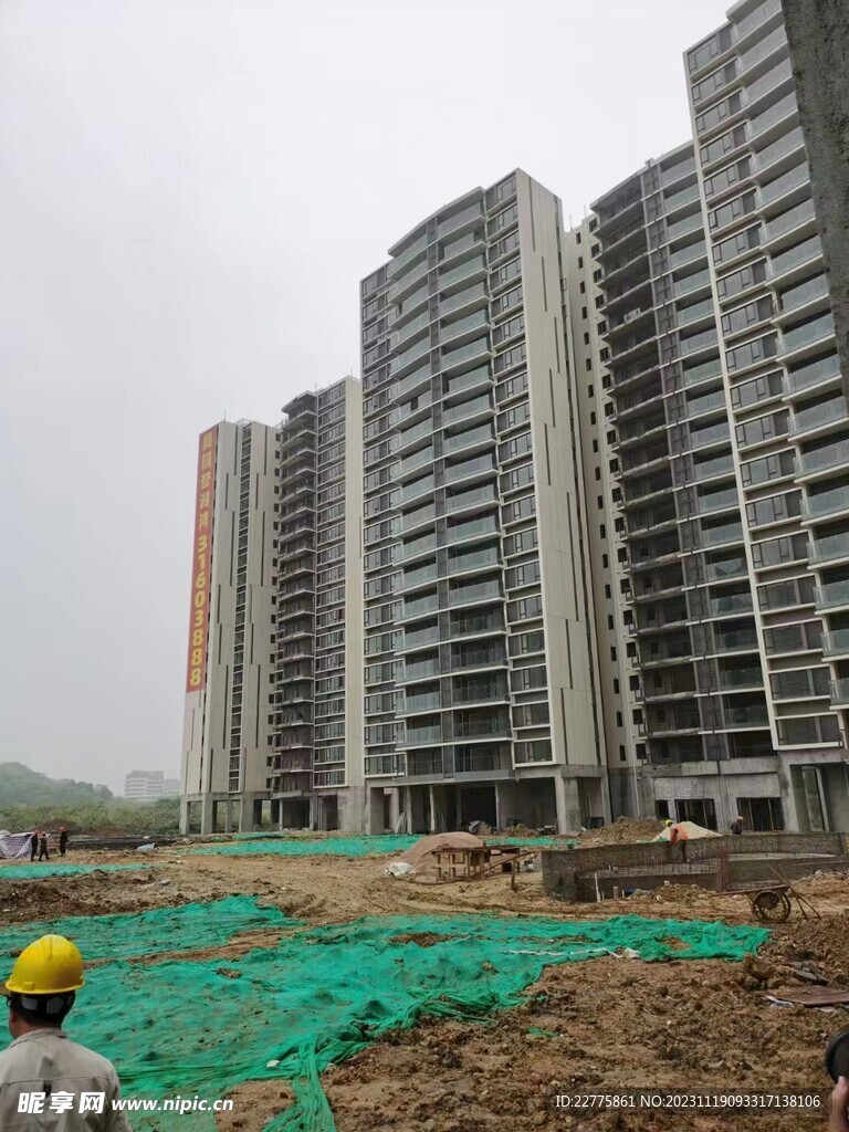 楼盘建筑工地现场