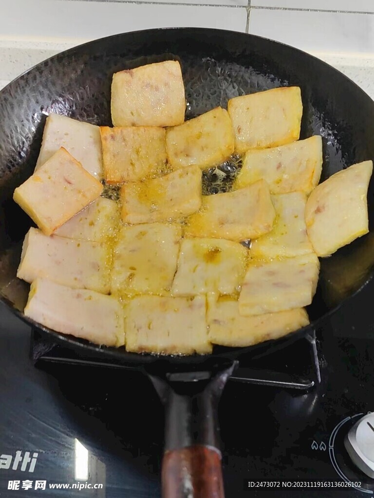 油炸麻城肉糕