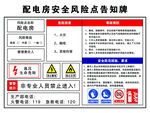 配电房安全风险告知牌