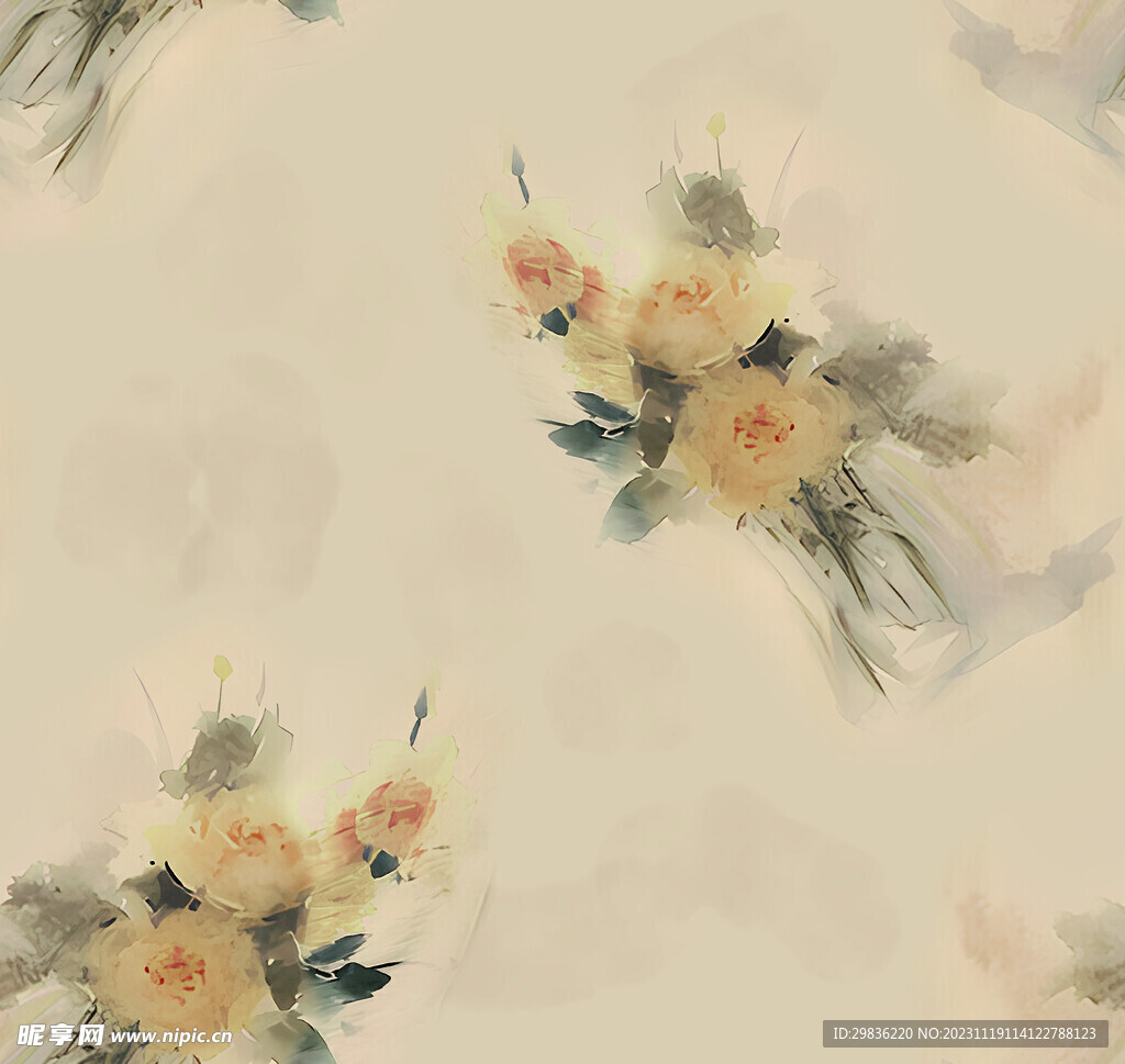 扎染花
