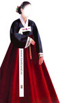         韩服美女人物 