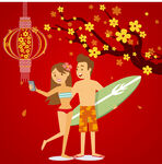 春节家人图片