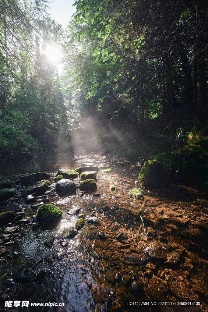 山间河流