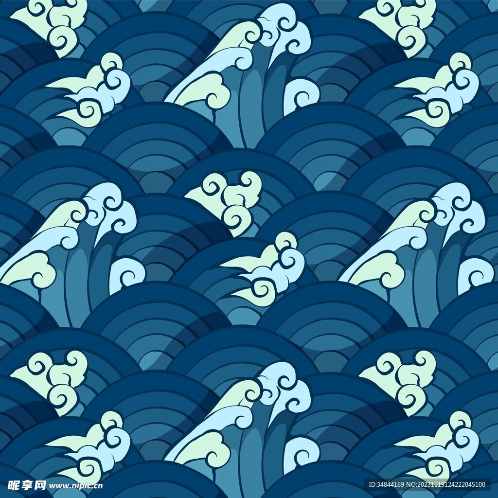 海浪背景