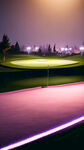 主题 球场投光灯场景展示
场景为高尔夫球场夜景
主题物是投光灯 需要展示投光灯的亮度