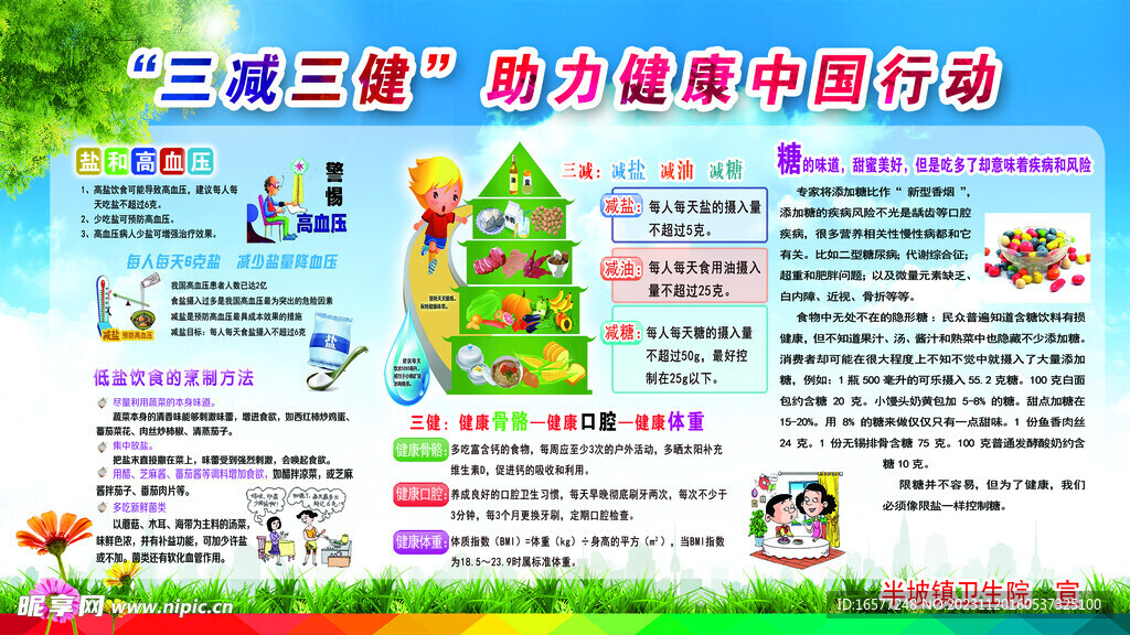 三减三健宣传栏