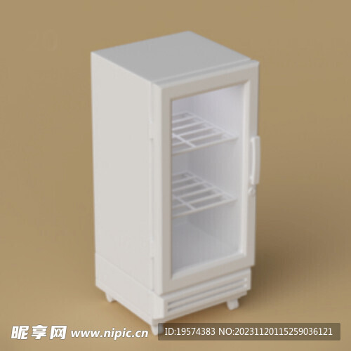 C4D模型 冰箱