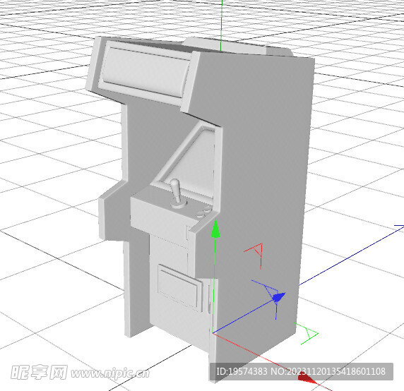 C4D模型 游戏机