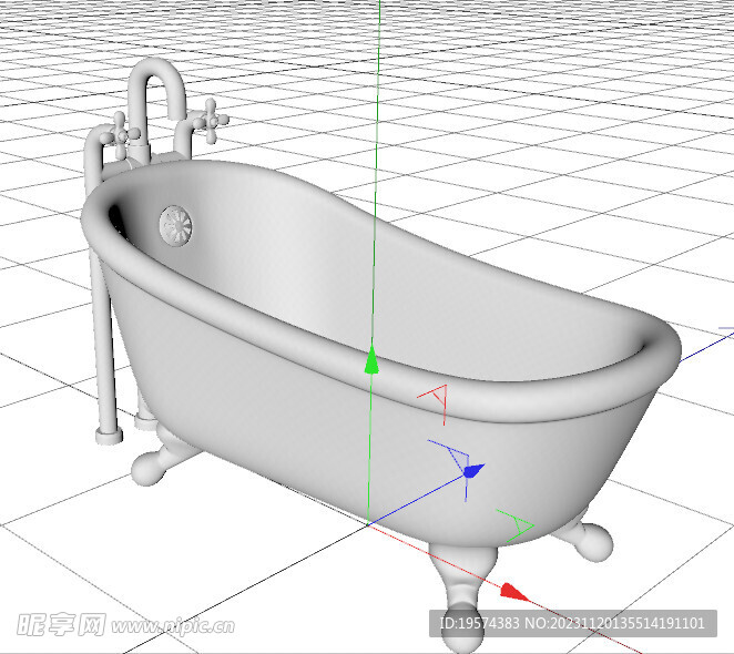 C4D模型 浴缸