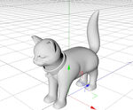 C4D模型 猫