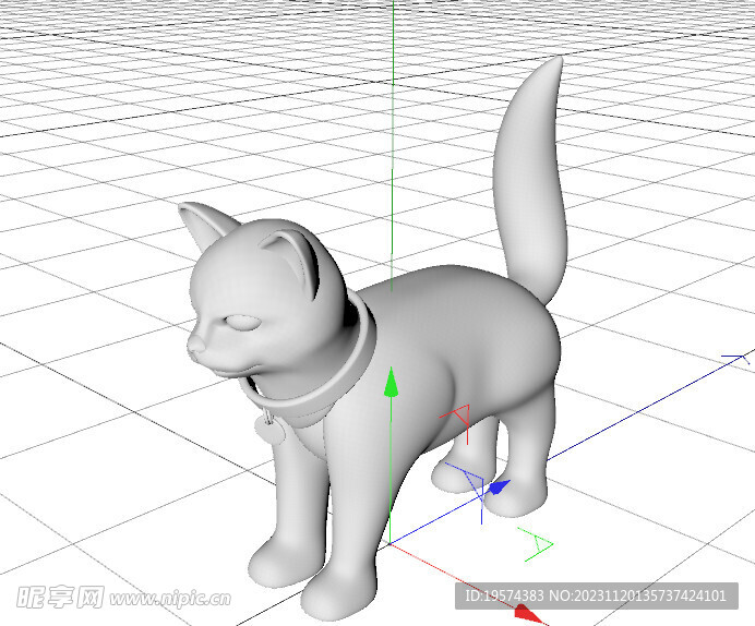 C4D模型 猫