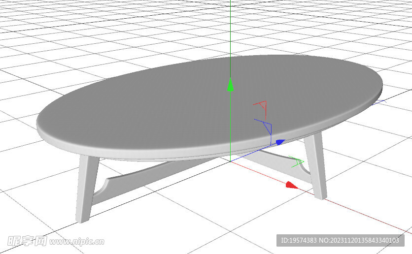 C4D模型 茶几