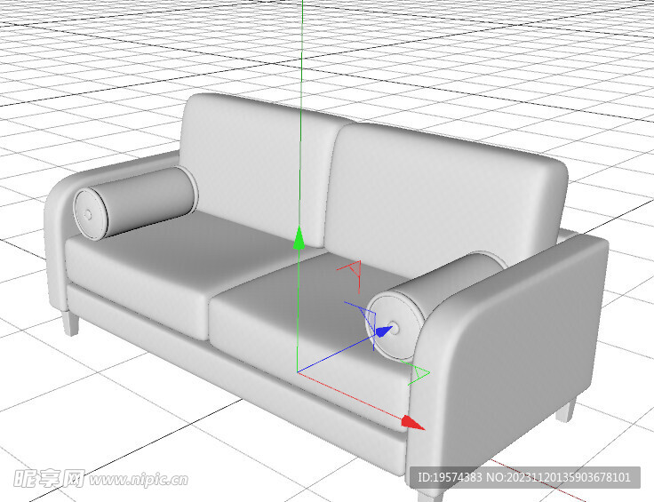 C4D模型 沙发