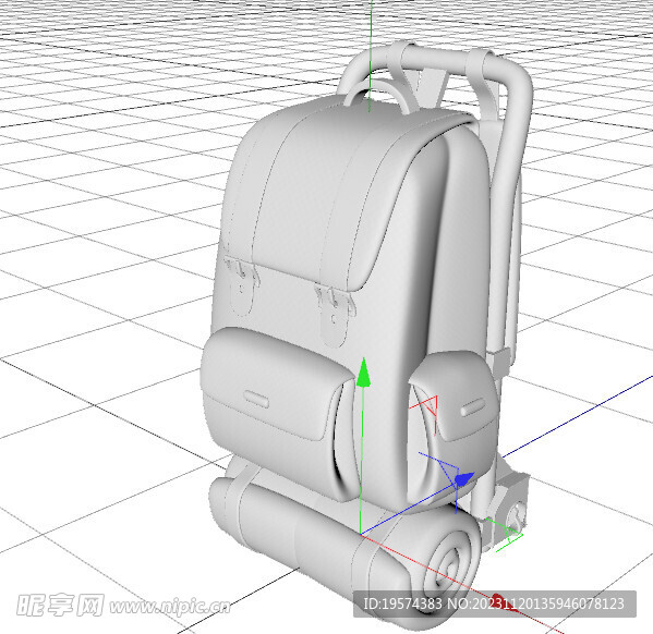 C4D模型 背包