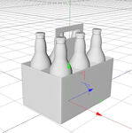 C4D模型 啤酒 