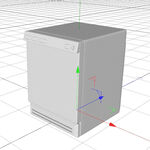 C4D模型 洗衣机  