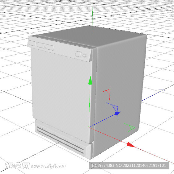 C4D模型 洗衣机  