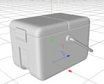 C4D模型 冷箱
