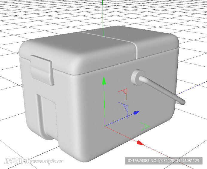 C4D模型 冷箱