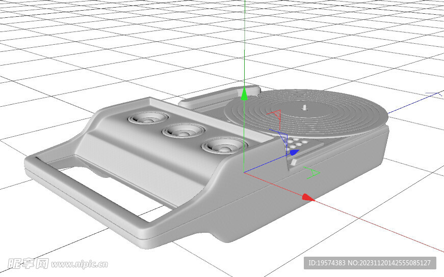 C4D模型 录音机